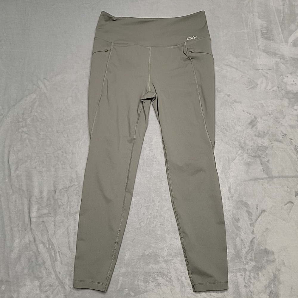 Eddie Bauer Trail Tight Women Large Green Trail Tight Hiking Yoga Athletic Pants